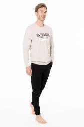 Erkek Bisiklet Yaka, Uzunkol, Cep detaylı, Dar Paçalı, 2 İplik Alt Üst Takım - Thumbnail