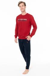 Erkek Bisiklet Yaka, Uzunkol, Cep detaylı, Dar Paçalı, 2 İplik Alt Üst Takım - Thumbnail