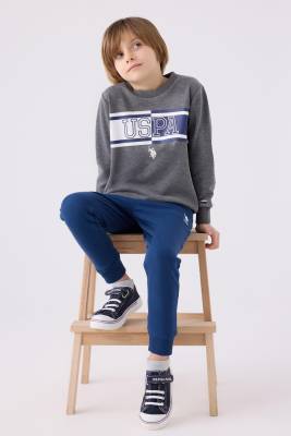 U.S. Polo Assn. - Erkek Çocuk 3 İplik Alt Üst Takım