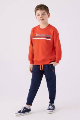 U.S. Polo Assn. - Erkek Çocuk 3 İplik Kışlık Ev Giyim