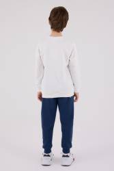 ERKEK ÇOCUK EŞOFMAN TAKIMI Üç İplik Dokuma, Şardonlu - Thumbnail