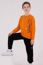 ERKEK ÇOCUK EŞOFMAN TAKIMI Üç İplik Dokuma, Şardonsuz - Thumbnail