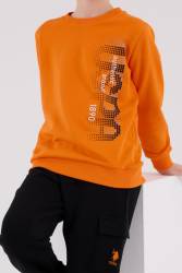 ERKEK ÇOCUK EŞOFMAN TAKIMI Üç İplik Dokuma, Şardonsuz - Thumbnail