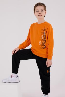 ERKEK ÇOCUK EŞOFMAN TAKIMI Üç İplik Dokuma, Şardonsuz - 7