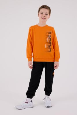 ERKEK ÇOCUK EŞOFMAN TAKIMI Üç İplik Dokuma, Şardonsuz - 8