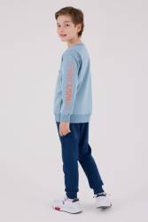 ERKEK ÇOCUK EŞOFMAN TAKIMI Üç İplik Şardonsuz - Thumbnail