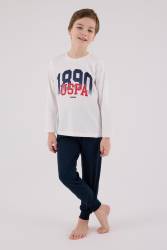 ERKEK ÇOCUK PİJAMA TAKIMI, Uzun Kol Pijama Takım, %100 Pamuk - Thumbnail