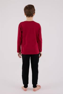 ERKEK ÇOCUK PİJAMA TAKIMI, Uzun Kol Pijama Takım, %100 Pamuk  - 11