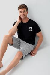 Erkek & Çocuk Pijamaları Ayrı Ayrı Satılır | %100 Pamuk Baba Oğul Yazlık Pijama Takımı Kombin – Shark Attack Baskılı - 4