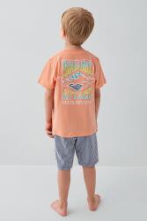 Erkek & Çocuk Pijamaları Ayrı Ayrı Satılır | %100 Pamuk Baba Oğul Yazlık Pijama Takımı Kombin – Shark Attack Baskılı - 10