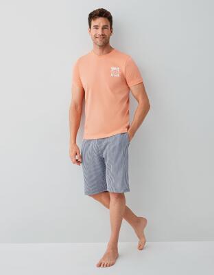 Erkek & Çocuk Pijamaları Ayrı Ayrı Satılır | %100 Pamuk Baba Oğul Yazlık Pijama Takımı Kombin – Shark Attack Baskılı - 12