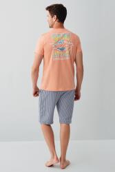 Erkek & Çocuk Pijamaları Ayrı Ayrı Satılır | %100 Pamuk Baba Oğul Yazlık Pijama Takımı Kombin – Shark Attack Baskılı - 13