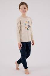 ERKEK ÇOCUK SÜPREM PİJAMA TAKIMI, Uzun Kol Pijama Takım, %100 Pamuk  - 9