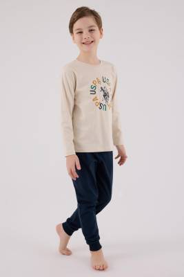 ERKEK ÇOCUK SÜPREM PİJAMA TAKIMI, Uzun Kol Pijama Takım, %100 Pamuk  - 9