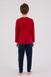 ERKEK ÇOCUK SÜPREM PİJAMA TAKIMI, Uzun Kol Pijama Takım, %100 Pamuk  - 5