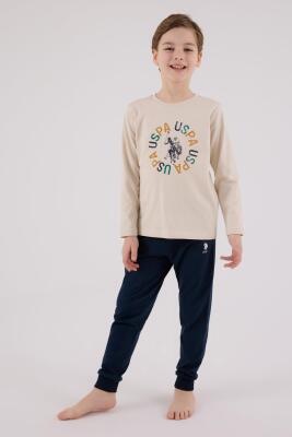 ERKEK ÇOCUK SÜPREM PİJAMA TAKIMI, Uzun Kol Pijama Takım, %100 Pamuk  - 8