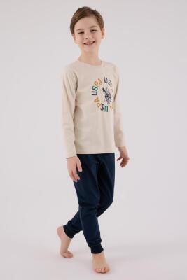 ERKEK ÇOCUK SÜPREM PİJAMA TAKIMI, Uzun Kol Pijama Takım, %100 Pamuk  - 9