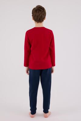 ERKEK ÇOCUK SÜPREM PİJAMA TAKIMI, Uzun Kol Pijama Takım, %100 Pamuk  - 5