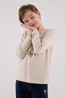 ERKEK ÇOCUK SÜPREM PİJAMA TAKIMI, Uzun Kol Pijama Takım, %100 Pamuk  - 10