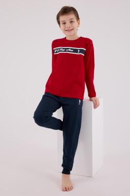 ERKEK ÇOCUK SÜPREM PİJAMA TAKIMI, Uzun Kol Pijama Takım, %100 Pamuk  - 2