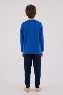 ERKEK ÇOCUK SÜPREM PİJAMA TAKIMI, Uzun Kol Pijama Takım, %100 Pamuk  - 11