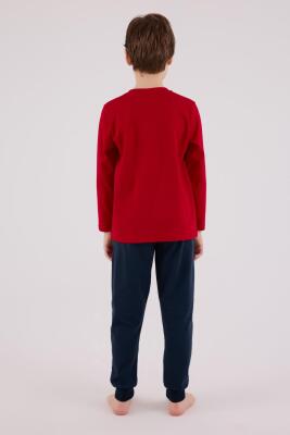 ERKEK ÇOCUK SÜPREM PİJAMA TAKIMI, Uzun Kol Pijama Takım, %100 Pamuk  - 5