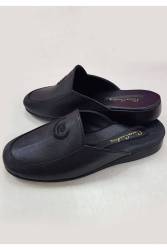 Erkek Damat Çeyiz Armalı Deri Terlik