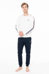 Erkek Dar Paça 2 İplik Dokuma Kışlık Ev Giyim Alt Üst Takım - Thumbnail