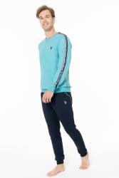 Erkek Dar Paça 2 İplik Dokuma Kışlık Ev Giyim Alt Üst Takım - 2