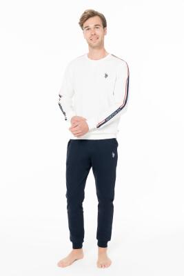 Erkek Dar Paça 2 İplik Dokuma Kışlık Ev Giyim Alt Üst Takım - 3