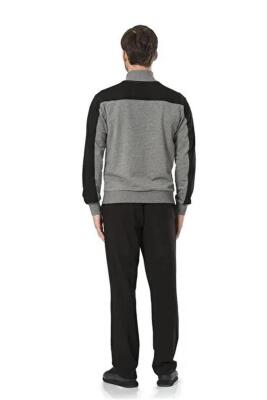 Erkek Eşofman Takım, Uzunkol fermuarlı 2 iplik Kumaş, Düz Paça - 3