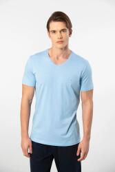 Erkek Kısakol V Yaka T-shirt, %50 Pamuk %50 Modal