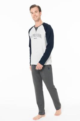 U.S. Polo Assn. - Erkek Kışlık Ev Giyim Pijama Takım Alt Üst Pijama Takım (1)