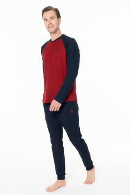 Erkek Kışlık Ev Giyim Pijama Takım Alt Üst Takım - 1