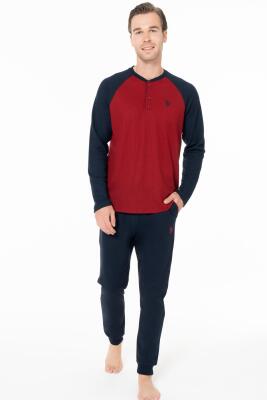 Erkek Kışlık Ev Giyim Pijama Takım Alt Üst Takım - 3