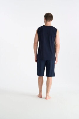 Erkek Kolsuz T-shirt Şort Takım - 6