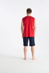 Erkek Kolsuz T-shirt Şort Takım (1)