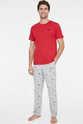 U.S. Polo Assn. - Erkek Patlı Pijama Takım