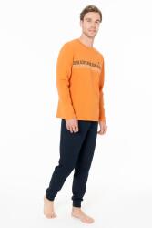 Erkek Penye Dar Paçalı Ev Giyim Alt Üst Takım - 6