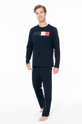 Erkek Penye Dokuma Kışlık Ev Giyim Alt Üst Takım - 4