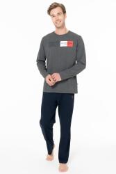 Erkek Penye Dokuma Kışlık Ev Giyim Alt Üst Takım - 6
