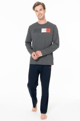 Erkek Penye Dokuma Kışlık Ev Giyim Alt Üst Takım - 6