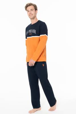 Erkek Penye Dokuma Renk Bloklu Ev Giyim Alt Üst Takım - 4