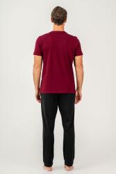 Erkek Pijama Takımı %100 Pamuk – Kısa Kollu Üst & Cepli Uzun Alt Rahat Ev Giyimi - 13