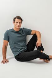 Erkek Pijama Takımı %100 Pamuk – Kısa Kollu Üst & Cepli Uzun Alt Rahat Ev Giyimi - 18