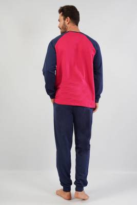 Erkek Rahat Uzun Kollu Pijama Takımı - 5