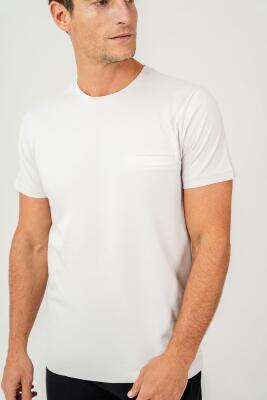 Erkek Tişört Şort Takım %100 Pamuk – Cepli Şortlu Rahat Ev & Günlük Kullanım Takımı - 3