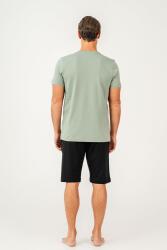 Erkek Tişört Şort Takım %100 Pamuk – Cepli Şortlu Rahat Ev & Günlük Kullanım Takımı - 21