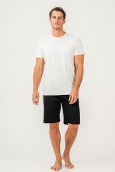 Erkek Tişört Şort Takım %100 Pamuk – Cepli Şortlu Rahat Ev & Günlük Kullanım Takımı - 4