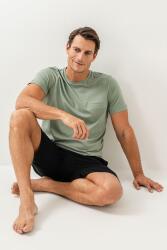 Erkek Tişört Şort Takım %100 Pamuk – Cepli Şortlu Rahat Ev & Günlük Kullanım Takımı - 18